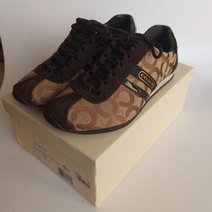 Coach Brown "Kathleen" Signature Sneakers